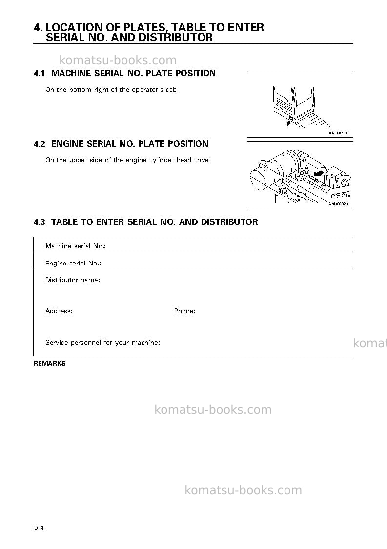 Komatsu pc300lc-6jpn Operation manual cover Page 5 Komatsu pc300lc-6jpn Operation manual cover Page 5