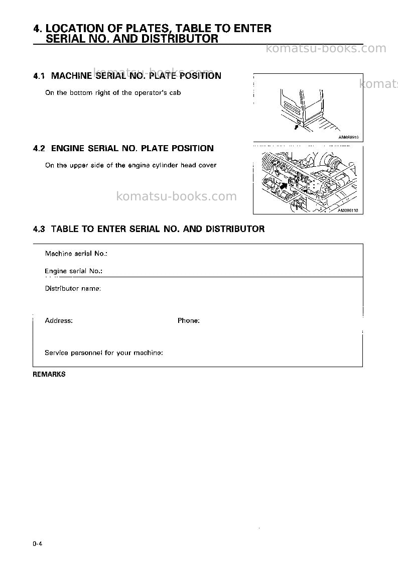 Komatsu pc400lc-6jpn Operation manual cover Page 5 Komatsu pc400lc-6jpn Operation manual cover Page 5