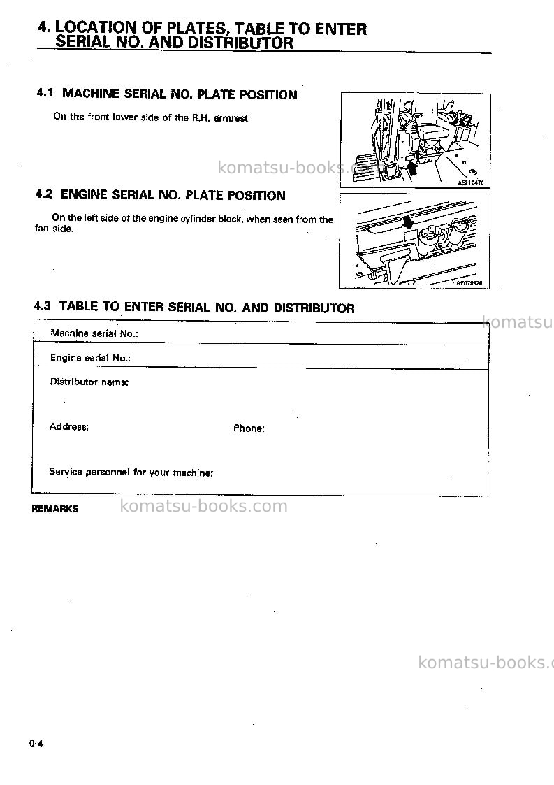 Komatsu d58e-1jpn-power angle and tilt dozer Operation manual cover Page 5 Komatsu d58e-1jpn-power angle and tilt dozer Operation manual cover Page 5