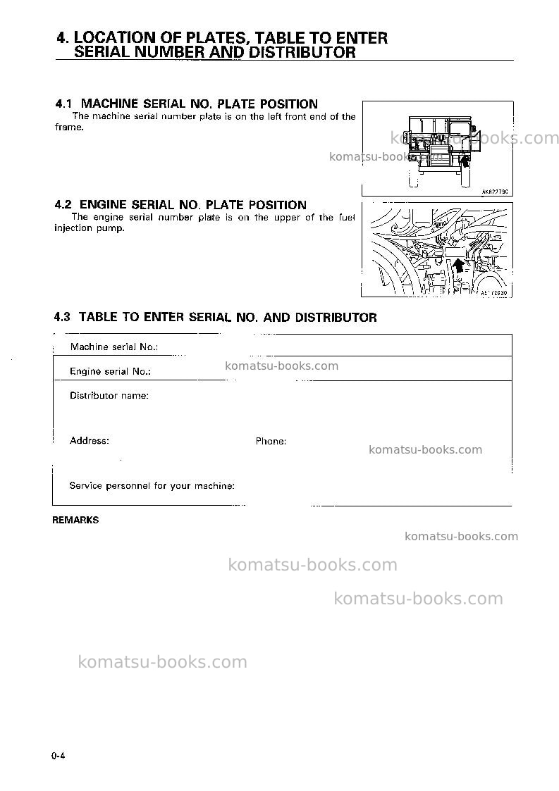 Komatsu hd255-5jpn Operation manual cover Page 5 Komatsu hd255-5jpn Operation manual cover Page 5