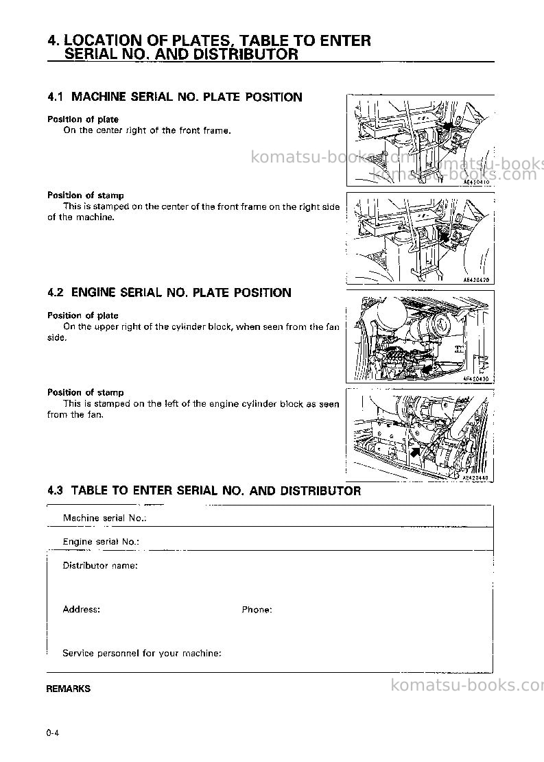 Komatsu wa320-3jpn-custom Operation manual cover Page 5 Komatsu wa320-3jpn-custom Operation manual cover Page 5