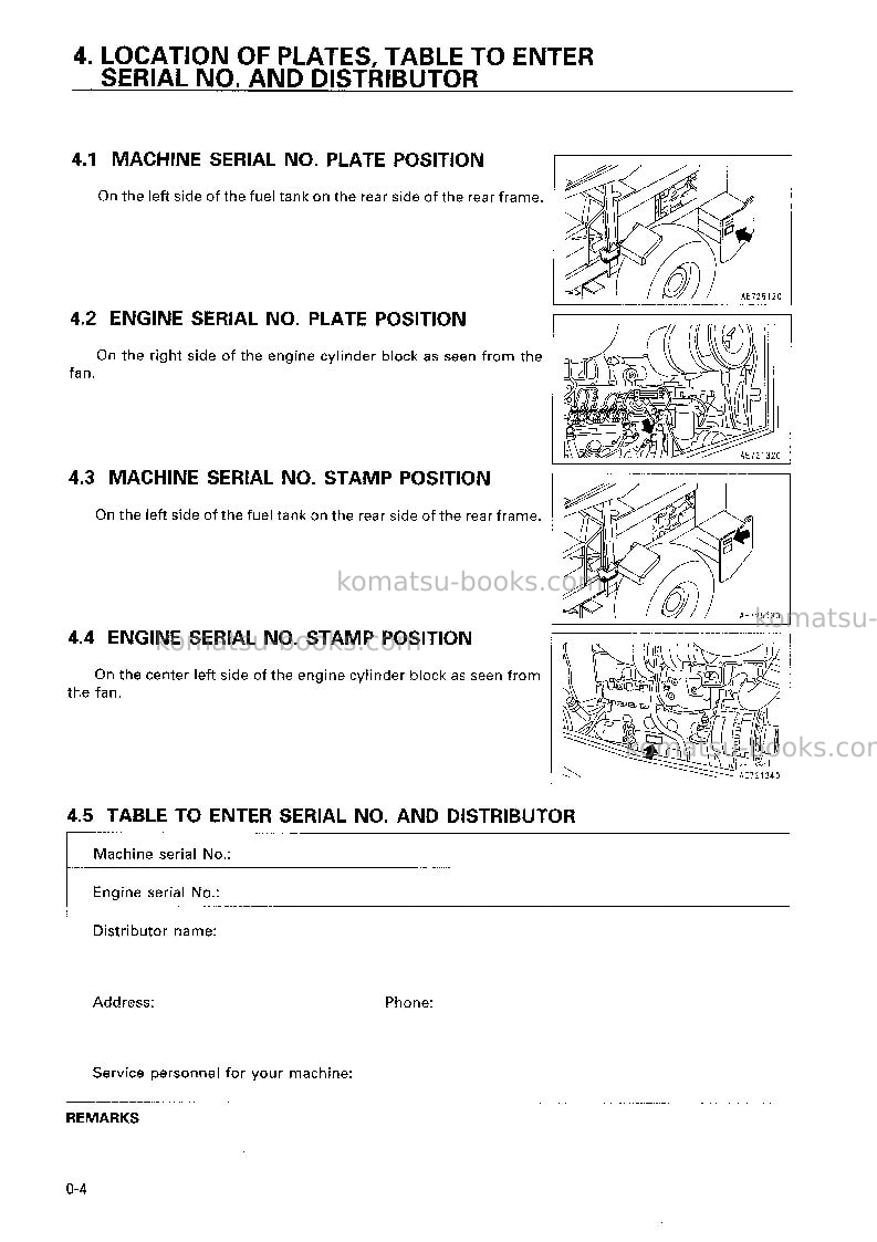 Komatsu jv100a-2jpn Operation manual cover Page 5 Komatsu jv100a-2jpn Operation manual cover Page 5