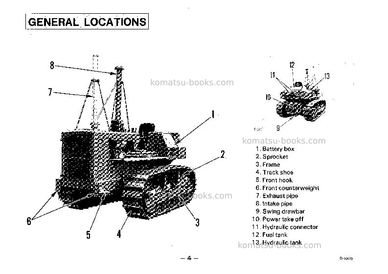Komatsu d50f-17jpn Operation manual cover Page 5 Komatsu d50f-17jpn Operation manual cover Page 5
