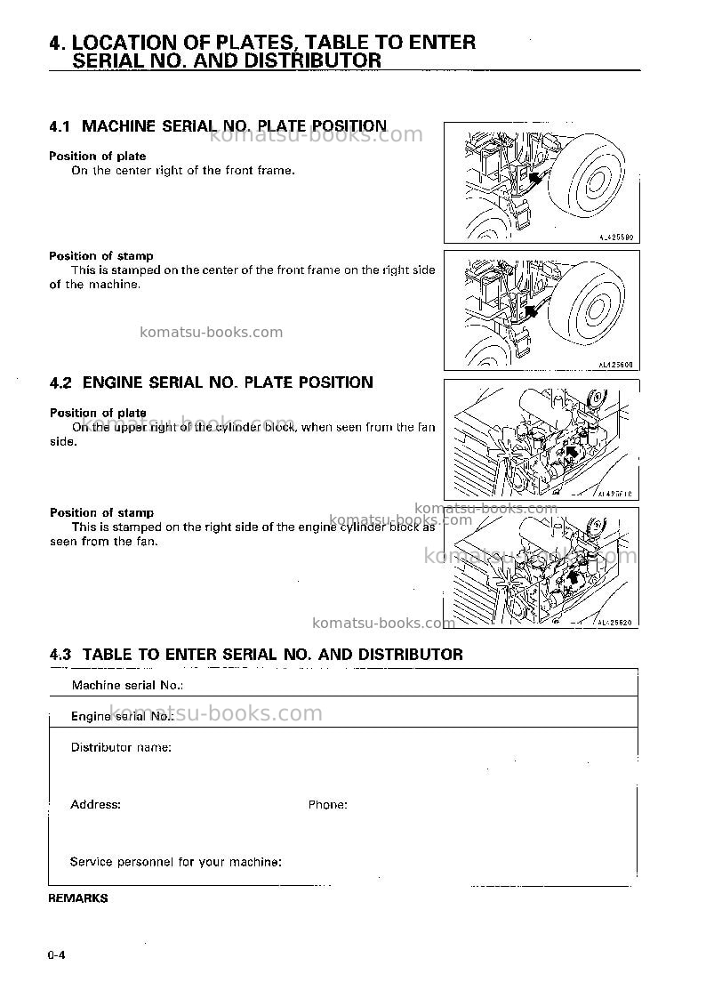 Komatsu wa450-3jpn-ll Operation manual cover Page 5 Komatsu wa450-3jpn-ll Operation manual cover Page 5
