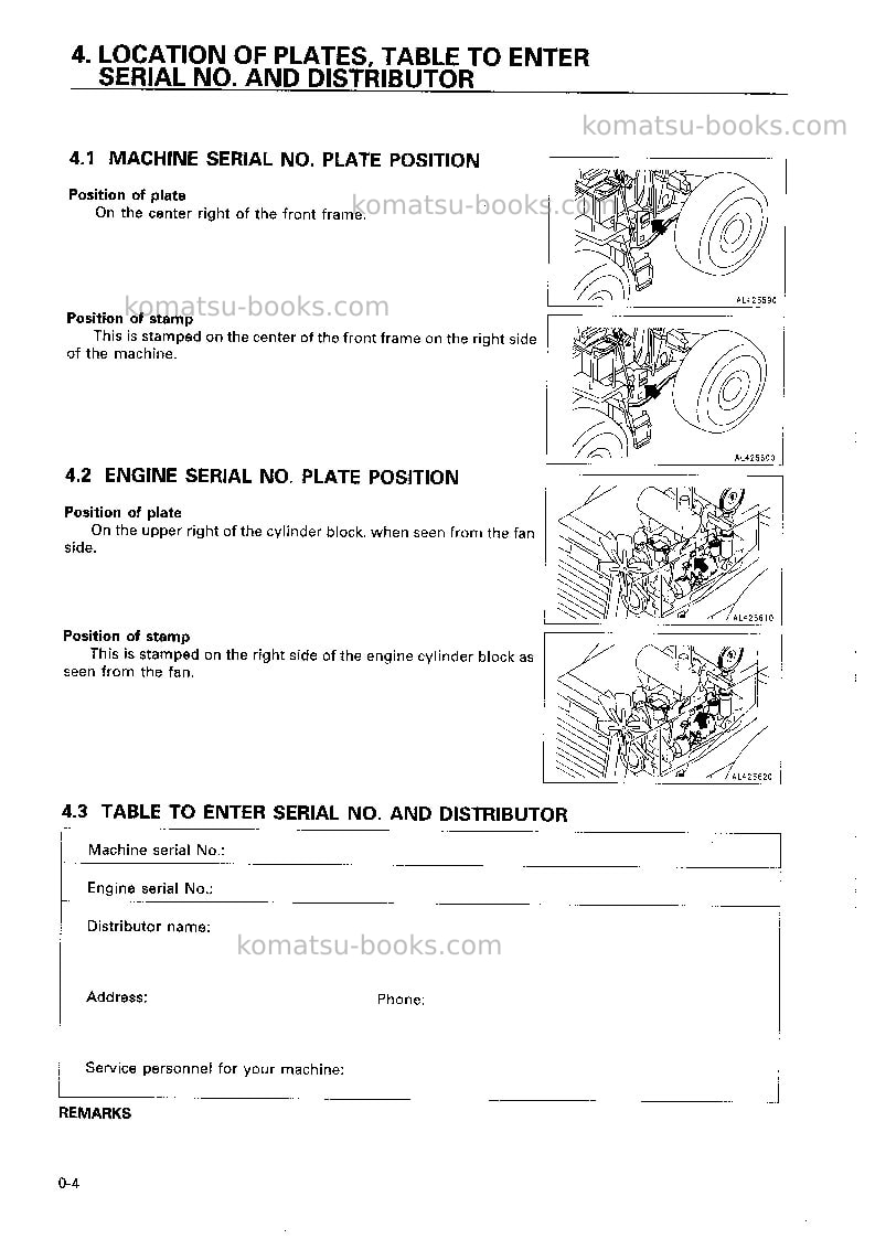 Komatsu wa450-3jpn-ll Operation manual cover Page 5 Komatsu wa450-3jpn-ll Operation manual cover Page 5