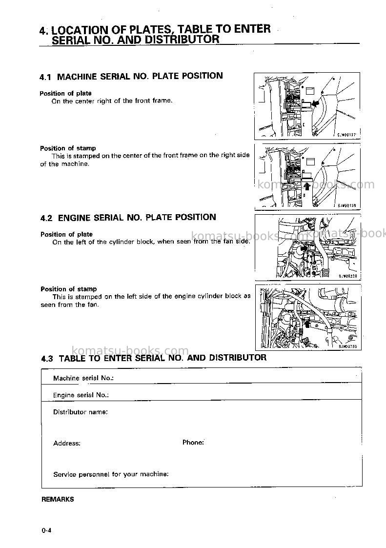 Komatsu wa600-3jpn Operation manual cover Page 5 Komatsu wa600-3jpn Operation manual cover Page 5