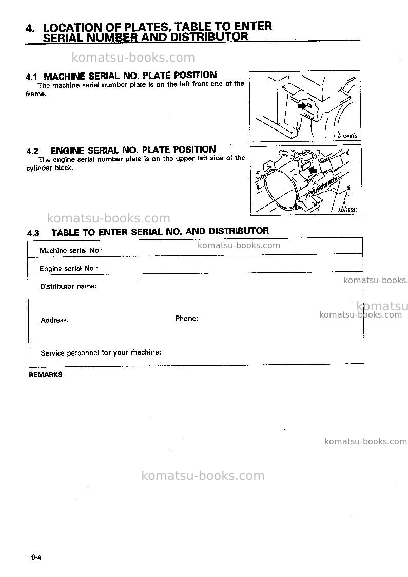 Komatsu hd405-6jpn Operation manual cover Page 5