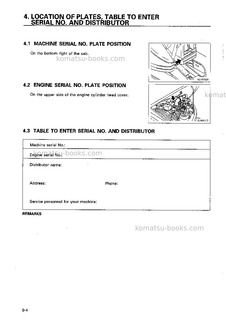 Komatsu pc75uu-3jpn Operation manual cover Page 5