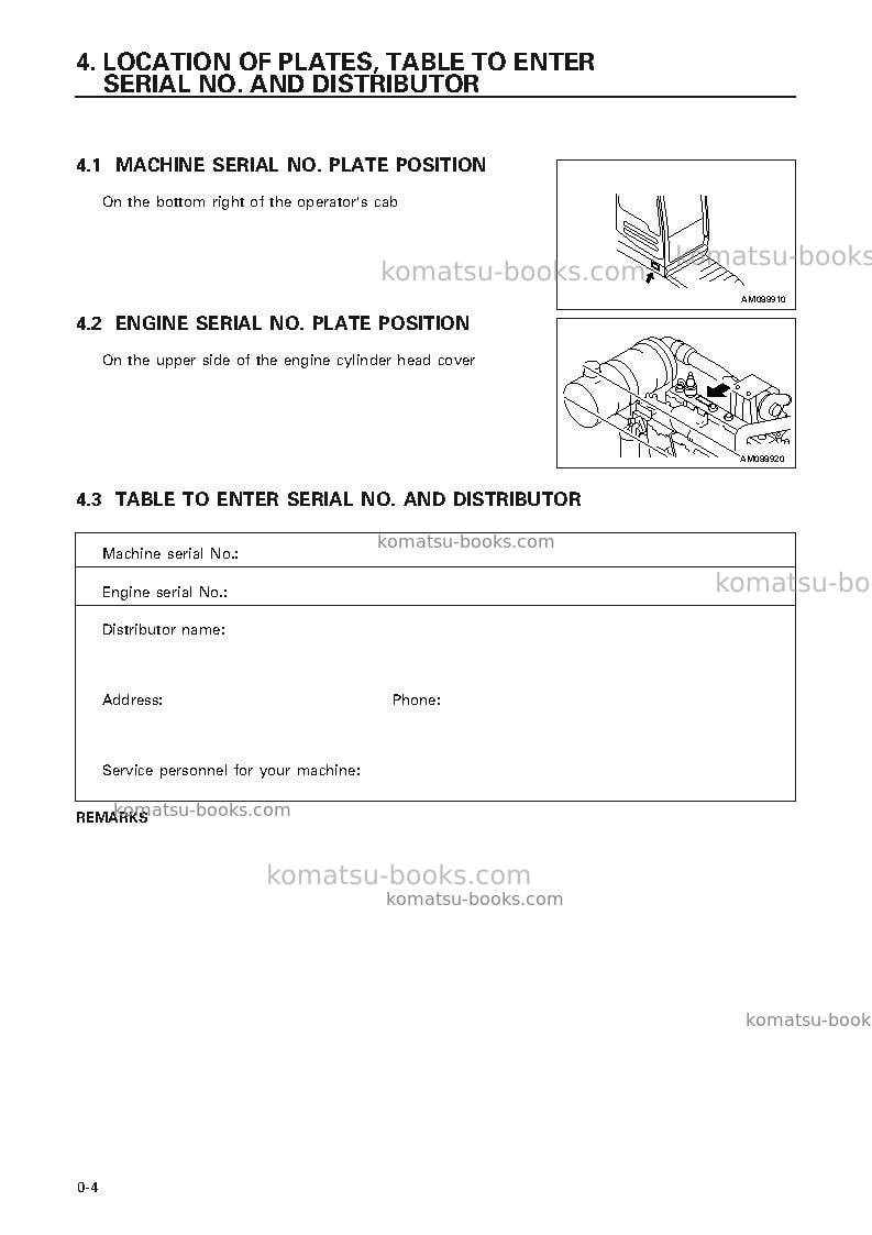 Komatsu pc350-6jpn Operation manual cover Page 5 Komatsu pc350-6jpn Operation manual cover Page 5