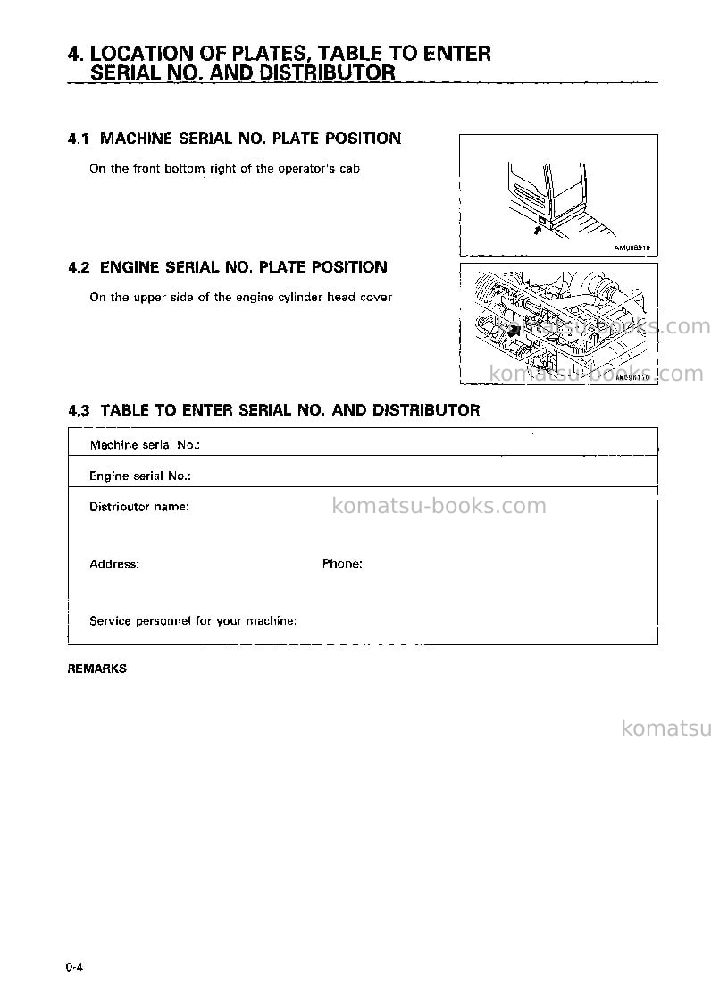 Komatsu pc400lc-6jpn-excel Operation manual cover Page 5 Komatsu pc400lc-6jpn-excel Operation manual cover Page 5