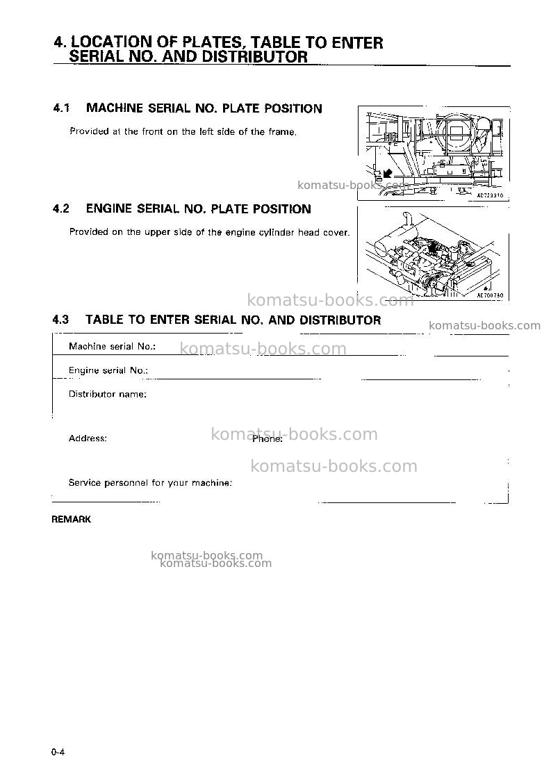 Komatsu br350jg-1jpn Operation manual cover Page 5
