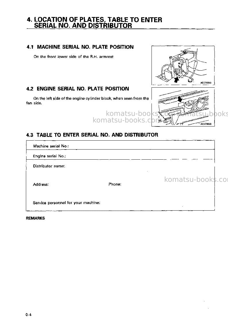 Komatsu d58e-1jpn-power angle and tilt dozer Operation manual cover Page 5 Komatsu d58e-1jpn-power angle and tilt dozer Operation manual cover Page 5