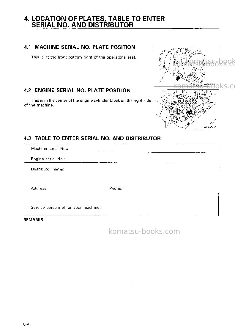 Komatsu d65e-12jpn Operation manual cover Page 5 Komatsu d65e-12jpn Operation manual cover Page 5