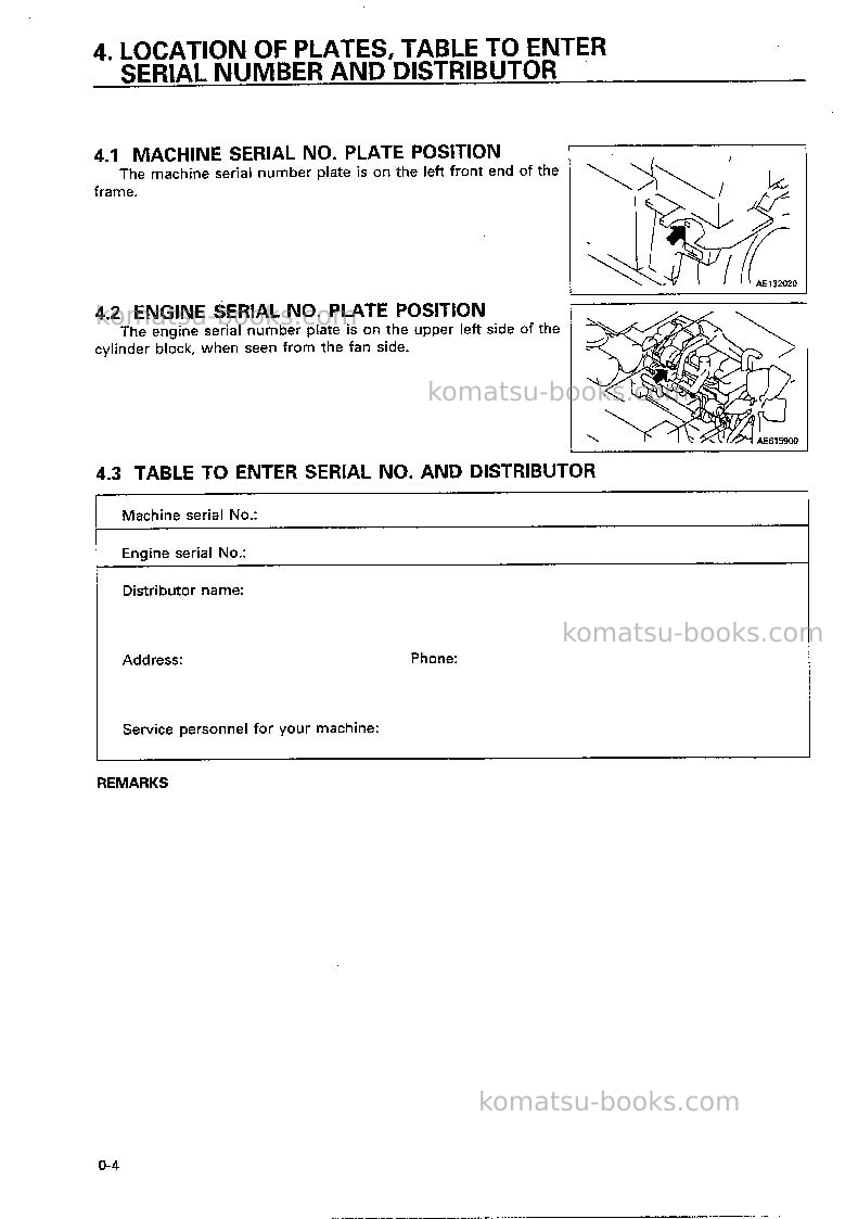 Komatsu hd465-5jpn Operation manual cover Page 5 Komatsu hd465-5jpn Operation manual cover Page 5