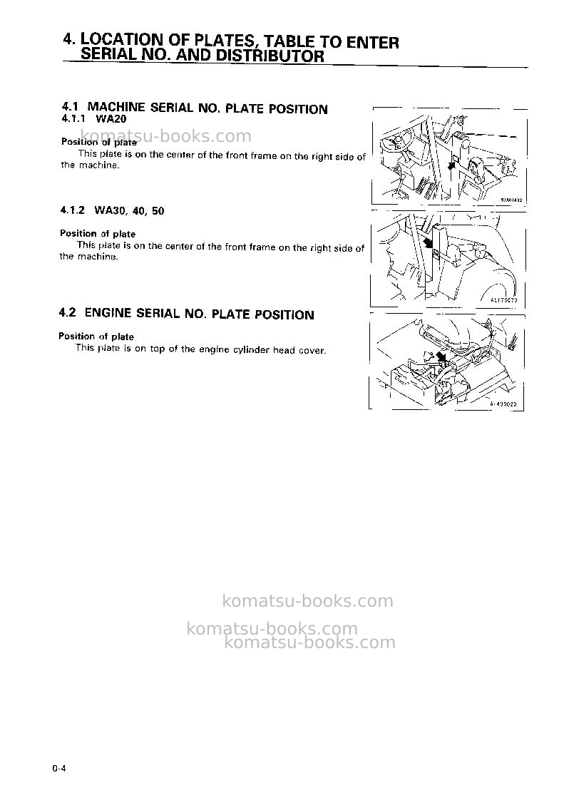 Komatsu wa20-2jpn Operation manual cover Page 5 Komatsu wa20-2jpn Operation manual cover Page 5