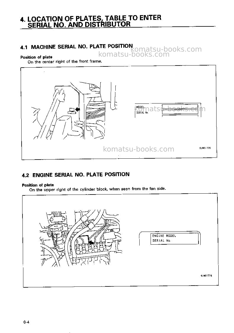 Komatsu wf450t-3jpn Operation manual cover Page 5 Komatsu wf450t-3jpn Operation manual cover Page 5