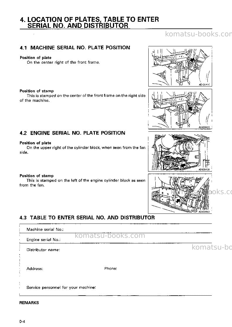 Komatsu wa320-3jpn-custom Operation manual cover Page 5 Komatsu wa320-3jpn-custom Operation manual cover Page 5