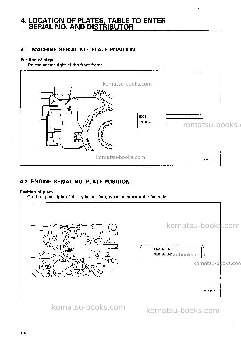 Komatsu wf550t-3jpn Operation manual cover Page 5 Komatsu wf550t-3jpn Operation manual cover Page 5