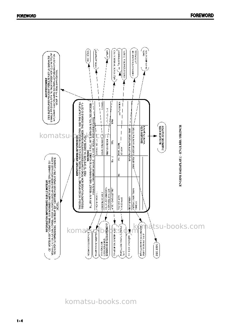 Komatsu pc78us-6jpn Operation manual cover Page 5 Komatsu pc78us-6jpn Operation manual cover Page 5