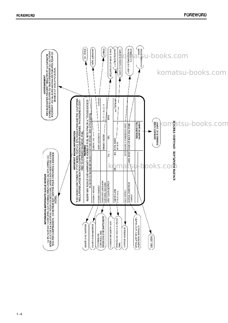 Komatsu pc78mr-6jpn Operation manual cover Page 5 Komatsu pc78mr-6jpn Operation manual cover Page 5