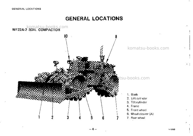 Komatsu wf22t-2jpn Operation manual cover Page 5