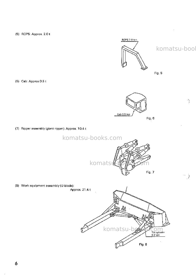 Komatsu d575a-2jpn Field assembly manual cover Page 5 Komatsu d575a-2jpn Field assembly manual cover Page 5