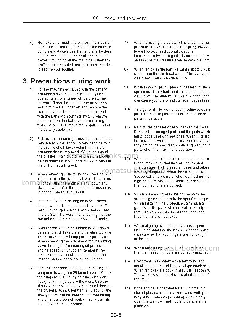 Komatsu jthb08-3jpn-hydraulic breaker Repair & maintenance cover Page 5