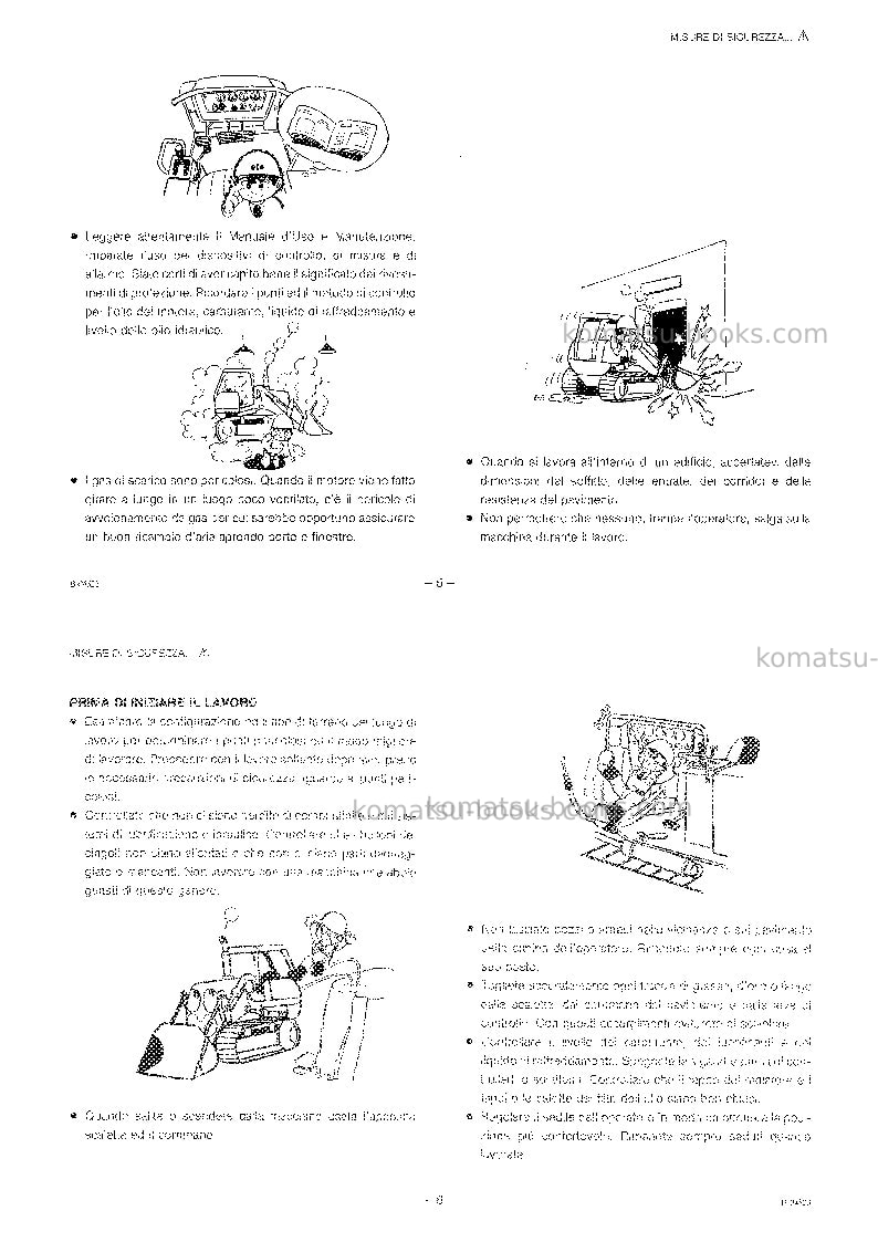 Komatsu d41s-3jpn Manuale operativo copertina Pagina 5