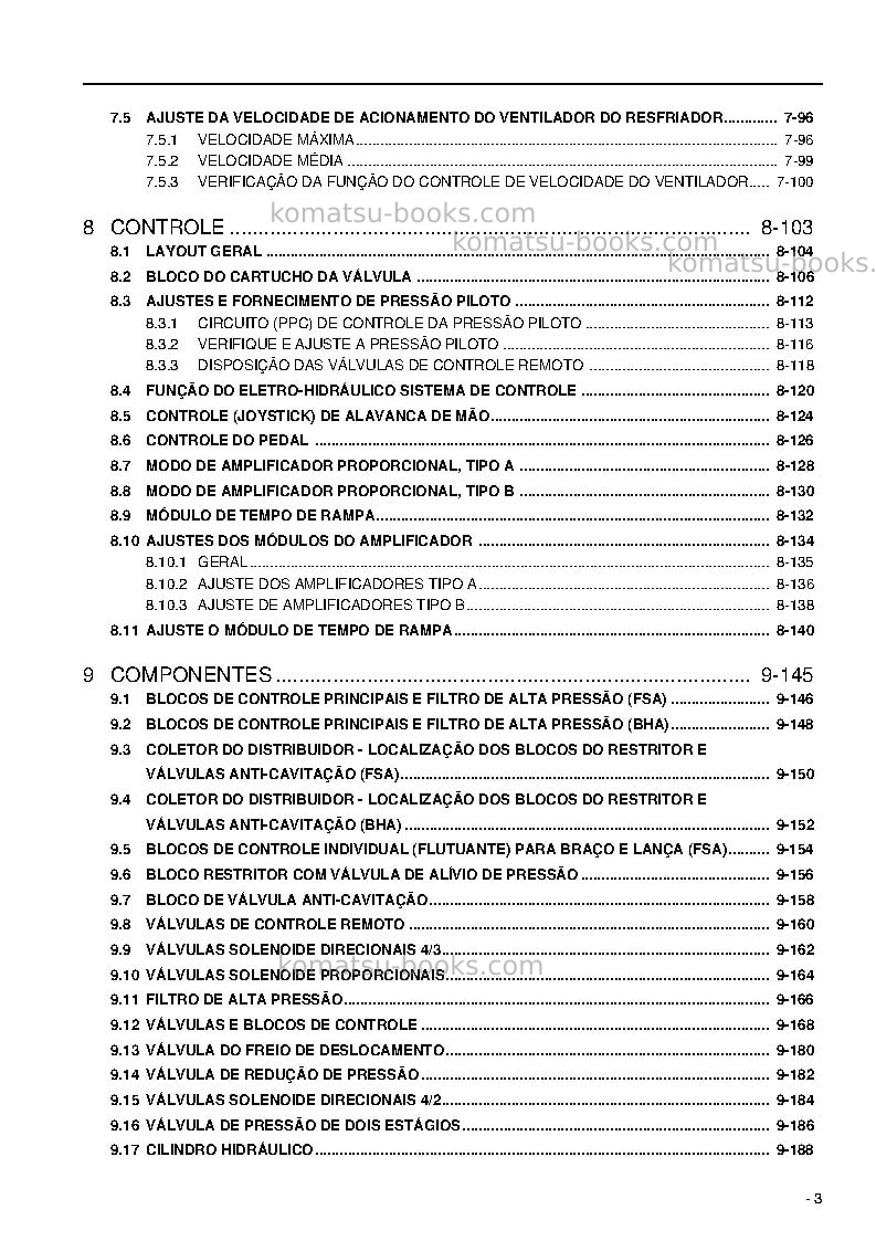 Komatsu pc4000-6deu Reparo e manutenção capa Página 5 Komatsu pc4000-6deu Reparo e manutenção capa Página 5