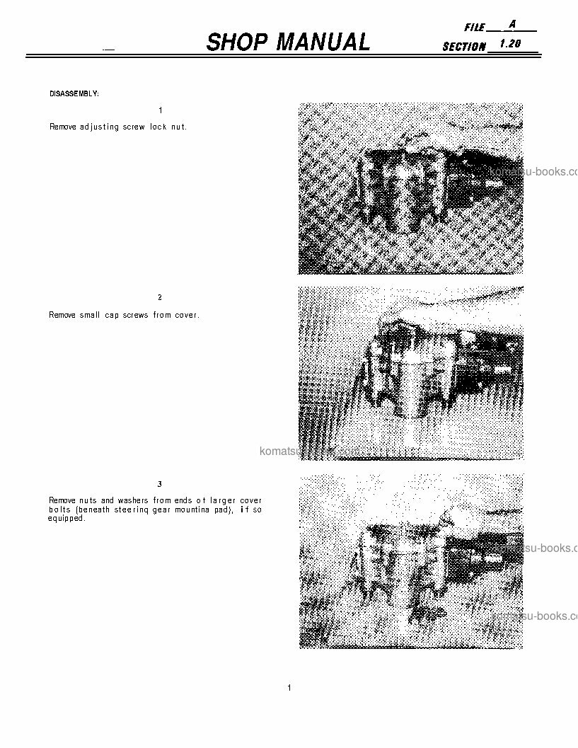 Komatsu 150fa 维修与保养手册 封面 页 5 Komatsu 150fa 维修与保养手册 封面 页 5