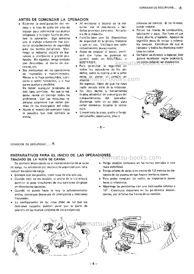 Komatsu hd325-3jpn Manual de operación cover Page 5 Komatsu hd325-3jpn Manual de operación cover Page 5