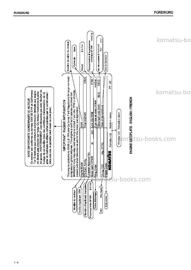 Komatsu hm350-2jpn Operation manual cover Page 5 Komatsu hm350-2jpn Operation manual cover Page 5