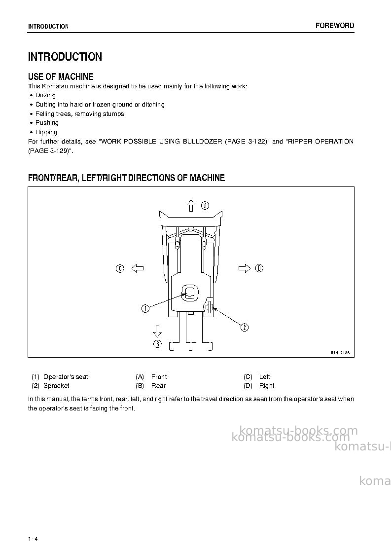Komatsu d275ax-5jpn-e0 Operation manual cover Page 5 Komatsu d275ax-5jpn-e0 Operation manual cover Page 5
