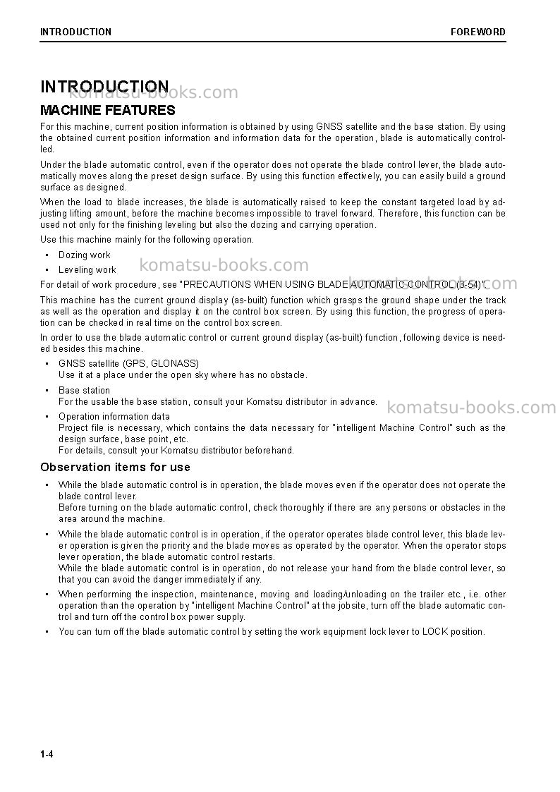 Komatsu d61exi-24jpn Operation manual cover Page 5 Komatsu d61exi-24jpn Operation manual cover Page 5