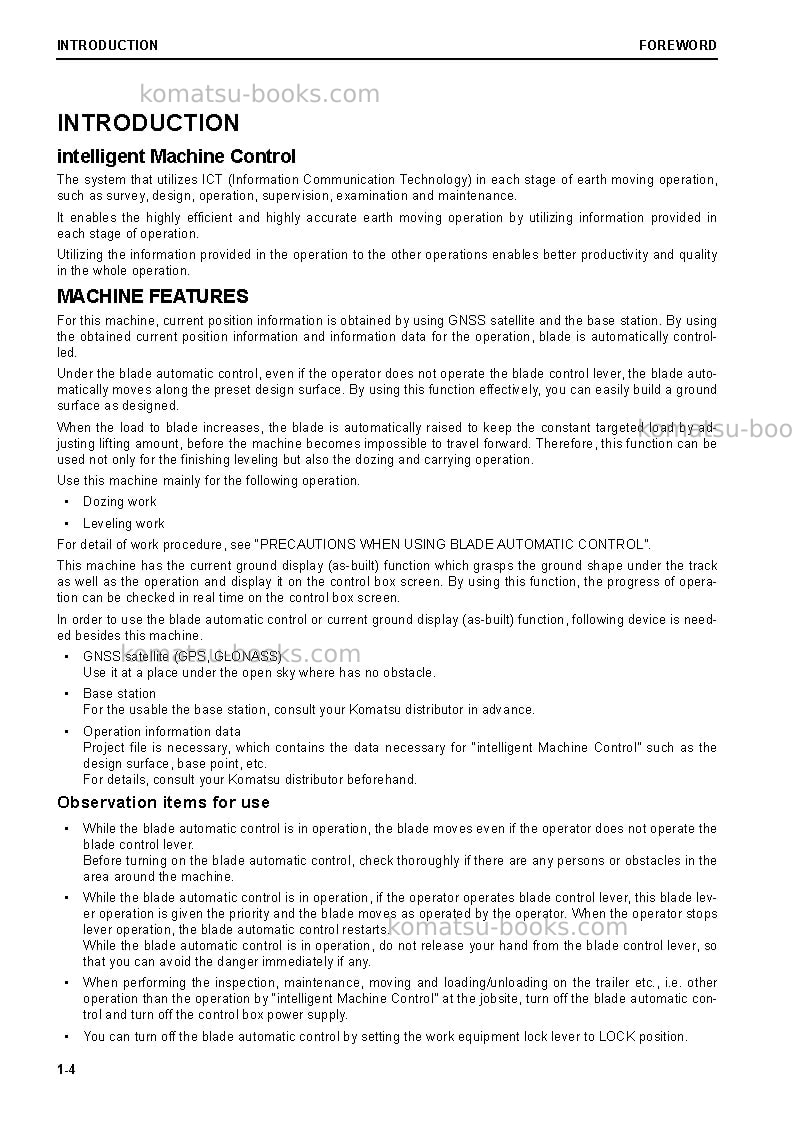 Komatsu d61exi-24jpn Operation manual cover Page 5 Komatsu d61exi-24jpn Operation manual cover Page 5