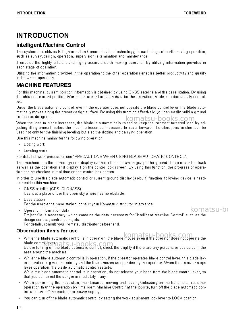 Komatsu d39exi-24jpn Operation manual cover Page 5