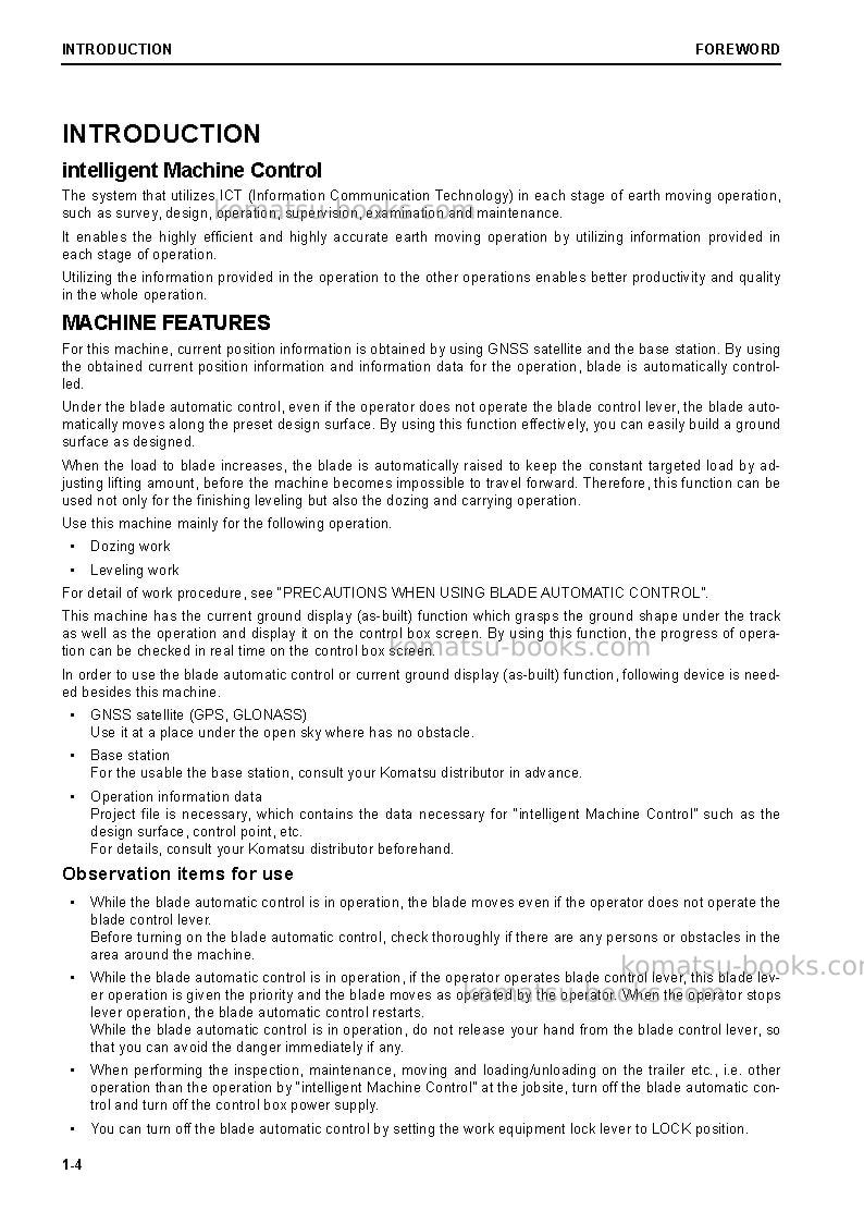 Komatsu d51exi-24jpn Operation manual cover Page 5 Komatsu d51exi-24jpn Operation manual cover Page 5
