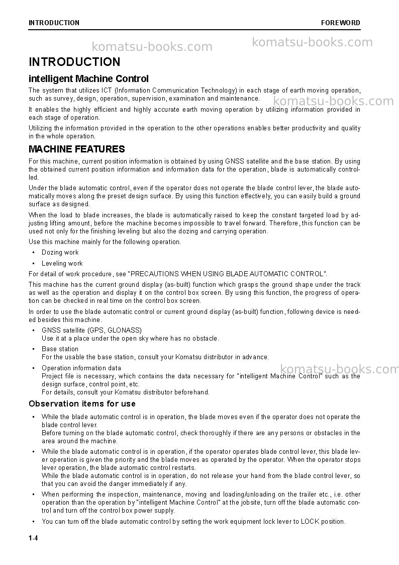 Komatsu d61exi-24jpn Operation manual cover Page 5 Komatsu d61exi-24jpn Operation manual cover Page 5