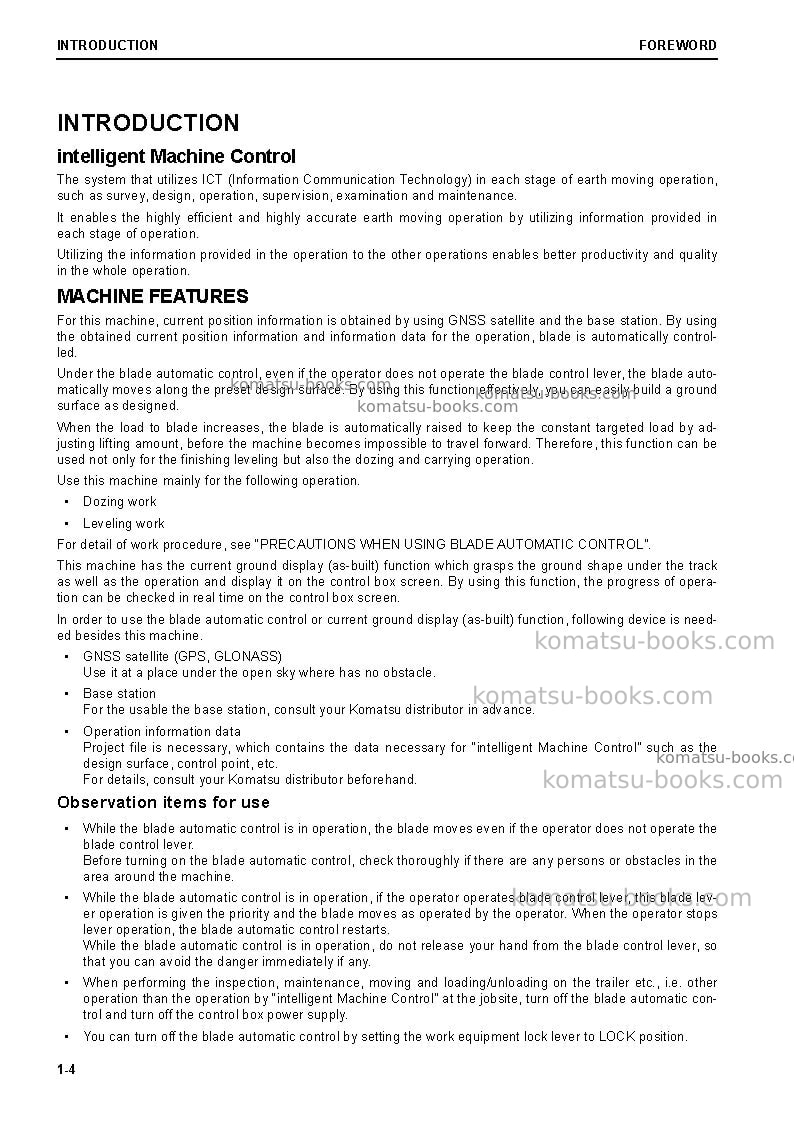 Komatsu d61exi-24jpn Operation manual cover Page 5 Komatsu d61exi-24jpn Operation manual cover Page 5