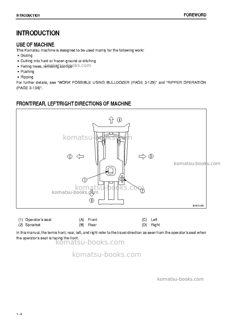 Komatsu d275ax-5jpn-e0 Operation manual cover Page 5 Komatsu d275ax-5jpn-e0 Operation manual cover Page 5