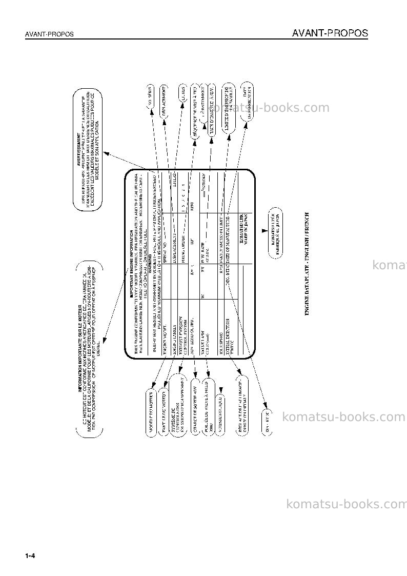 Komatsu d475a-5jpn-e0 Manuel d'utilisation couverture Page 5