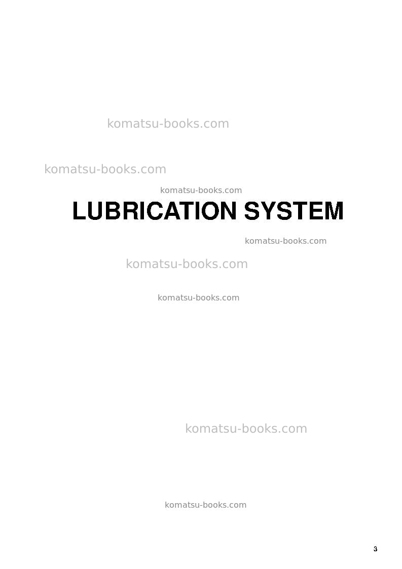 Komatsu pc210-7gbr-k Operation manual cover Page 5 Komatsu pc210-7gbr-k Operation manual cover Page 5