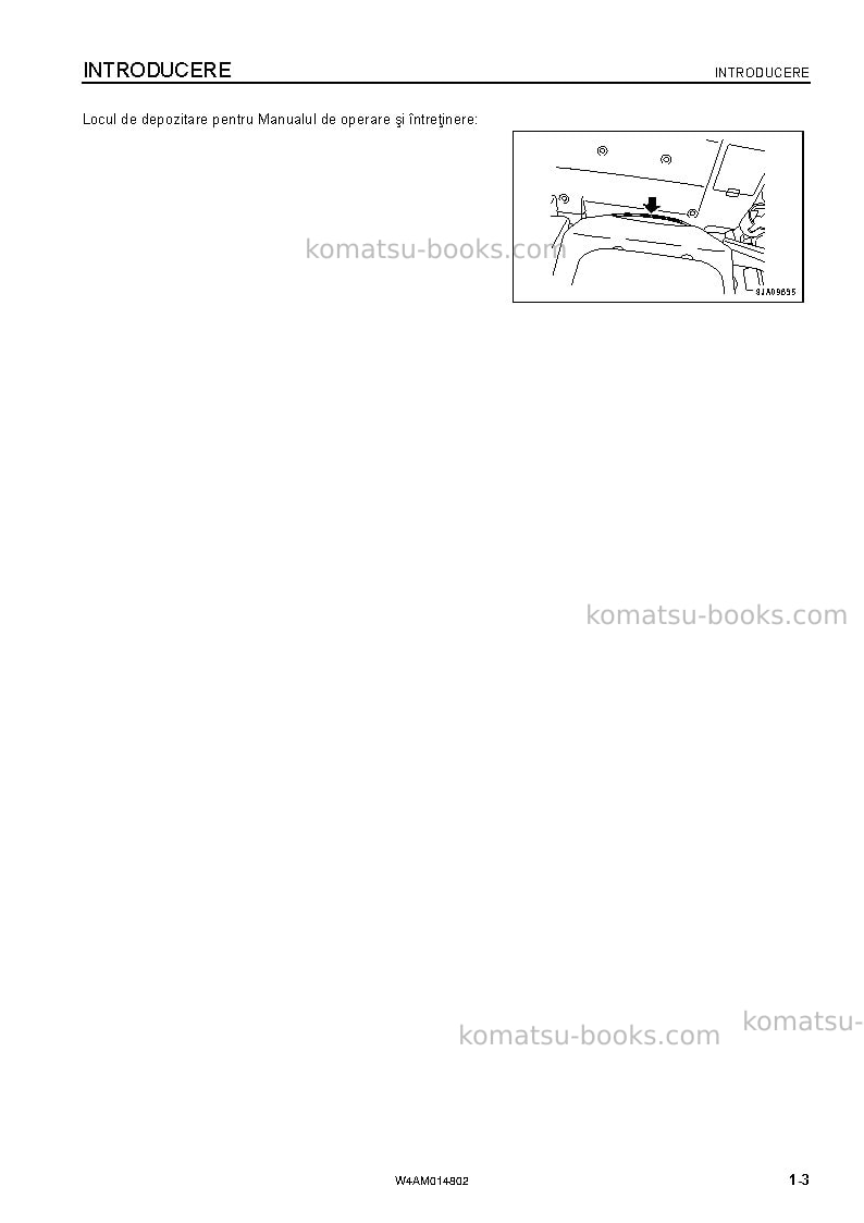 Komatsu pc118mr-8ita Operation manual cover Page 5