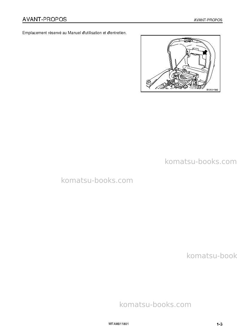 Komatsu pc09-1ita Manuel d'utilisation couverture Page 5