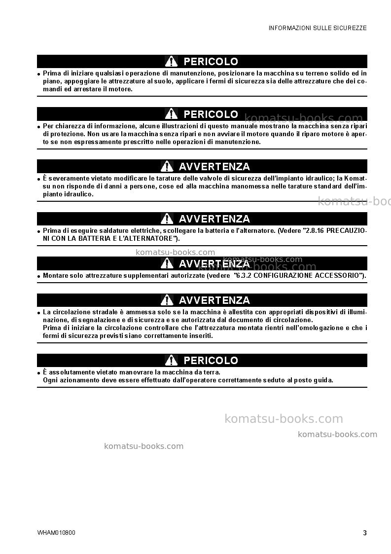 Komatsu sk1020-5ita-turbo Manuale operativo copertina Pagina 5