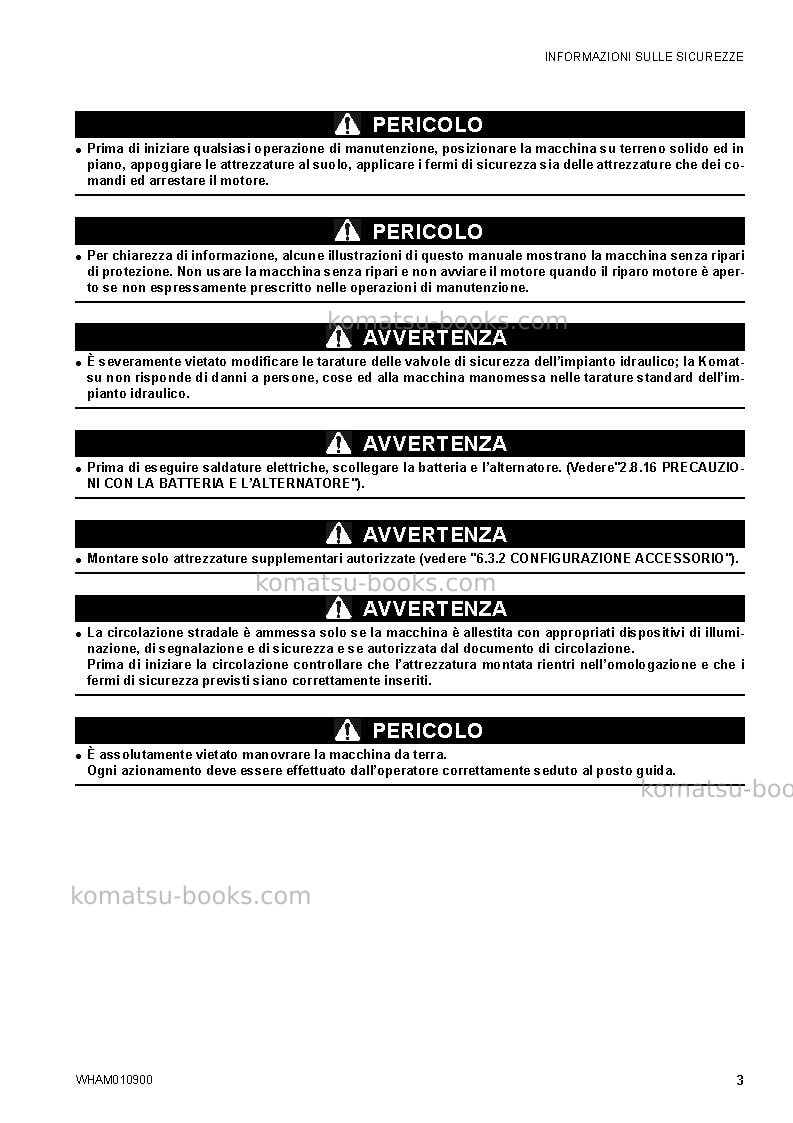 Komatsu sk1026-5ita-turbo Manuale operativo copertina Pagina 5