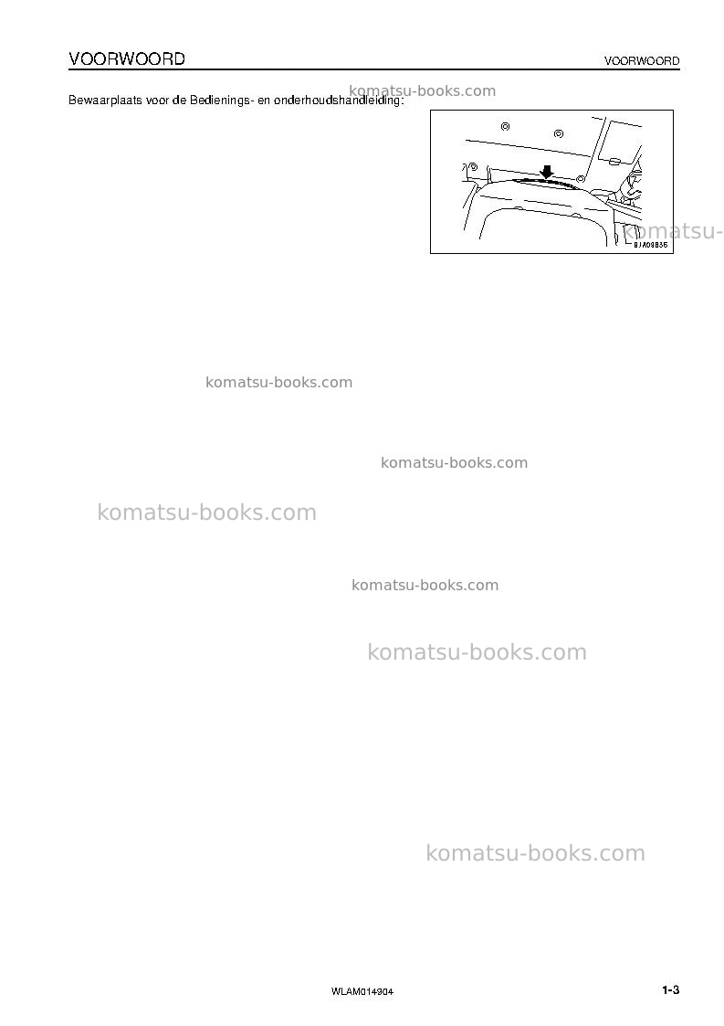Komatsu pw118mr-8ita Operation manual cover Page 5 Komatsu pw118mr-8ita Operation manual cover Page 5