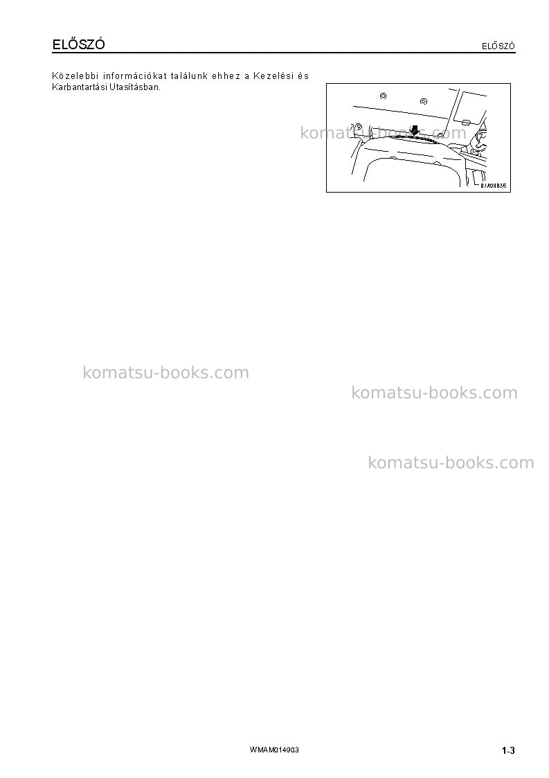Komatsu pw118mr-8ita Operation manual cover Page 5