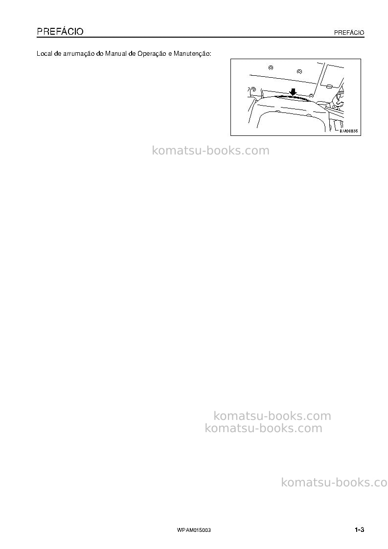 Komatsu pw98mr-8ita Manual de operação capa Página 5 Komatsu pw98mr-8ita Manual de operação capa Página 5
