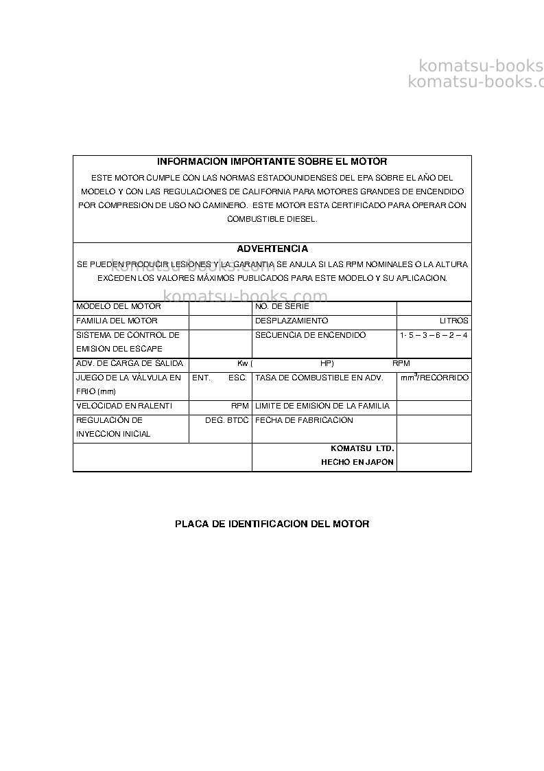 Komatsu 930e-4usa-se Manual de operación cover Page 6 Komatsu 930e-4usa-se Manual de operación cover Page 6